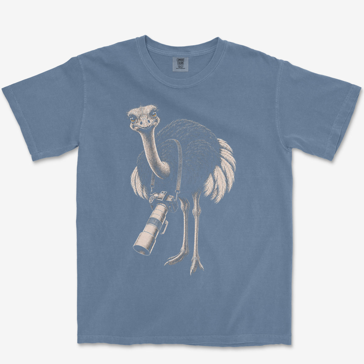 Long Lens Ostrich Heavyweight Tee