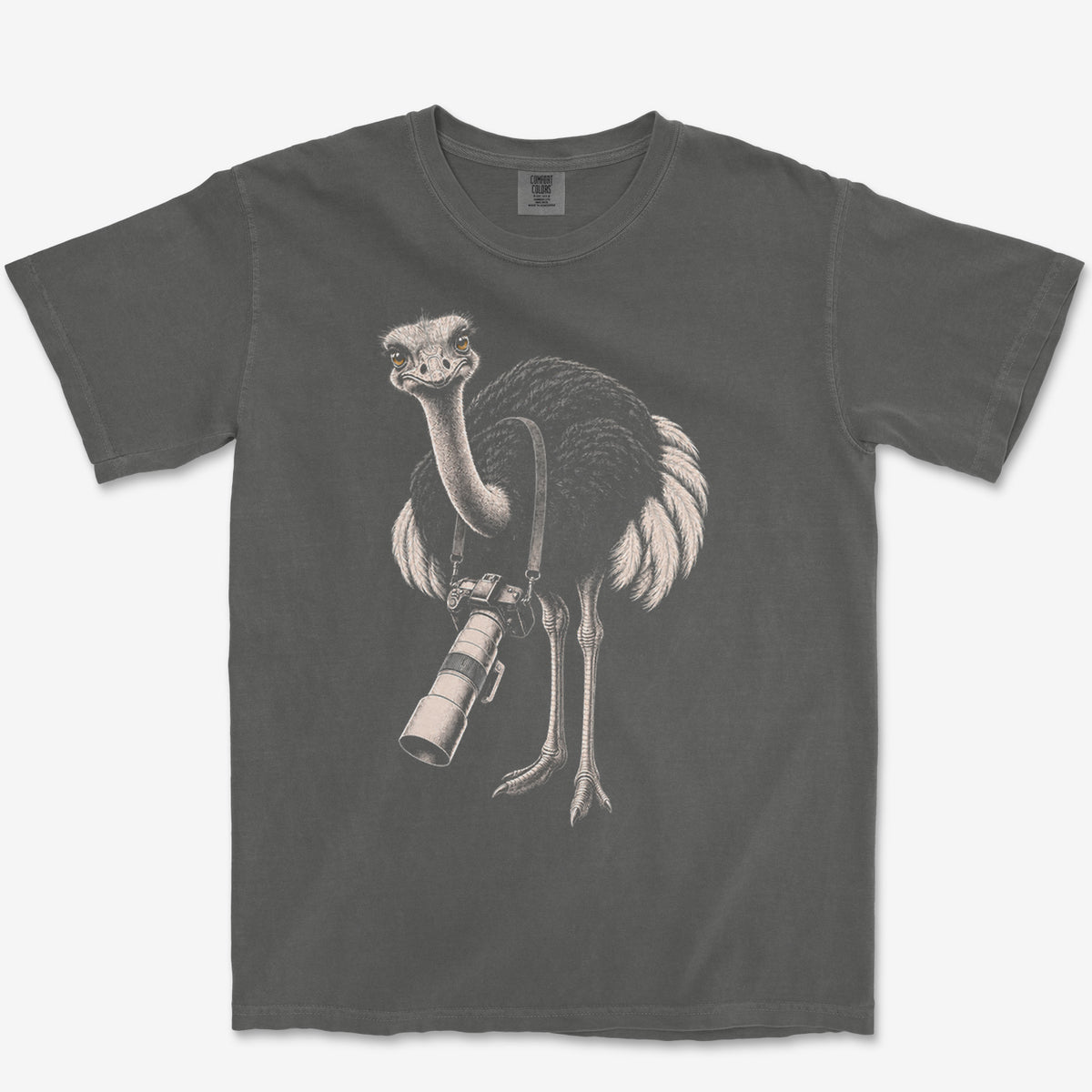 Long Lens Ostrich Heavyweight Tee