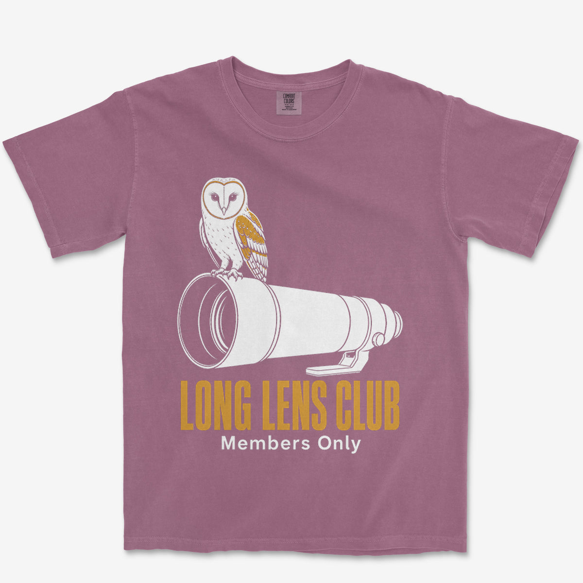 Long Lens Owl Heavyweight Tee