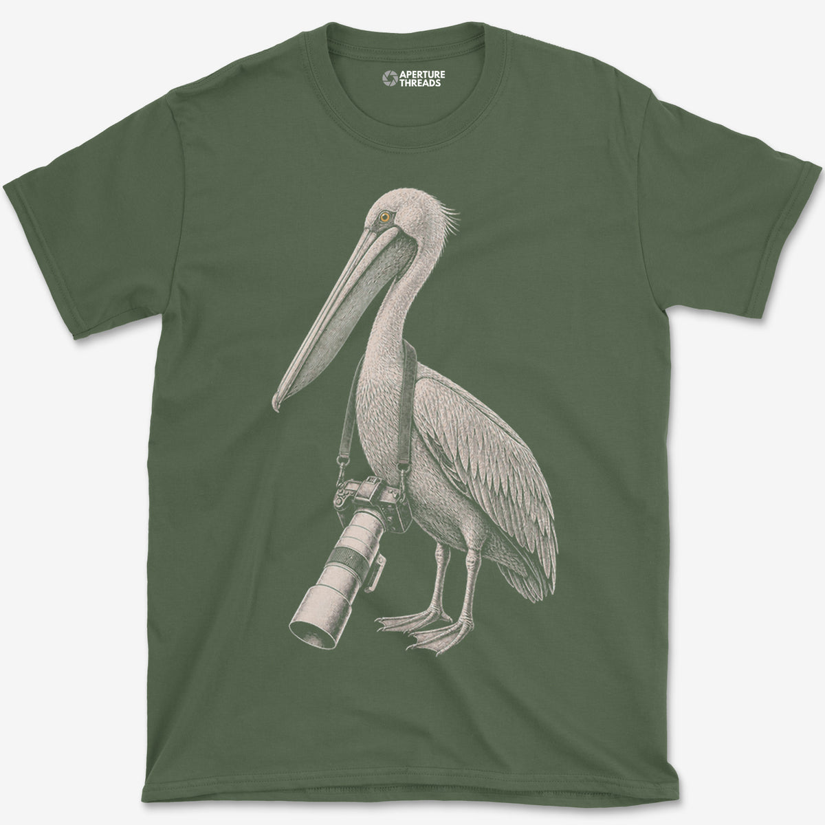 Long Lens Pelican T-Shirt
