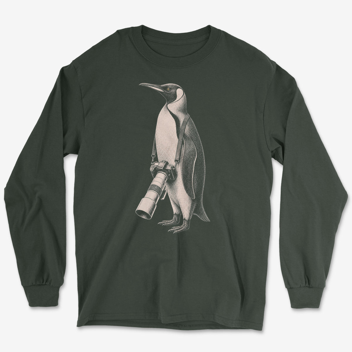 Long Lens Penguin Long Sleeve Tee