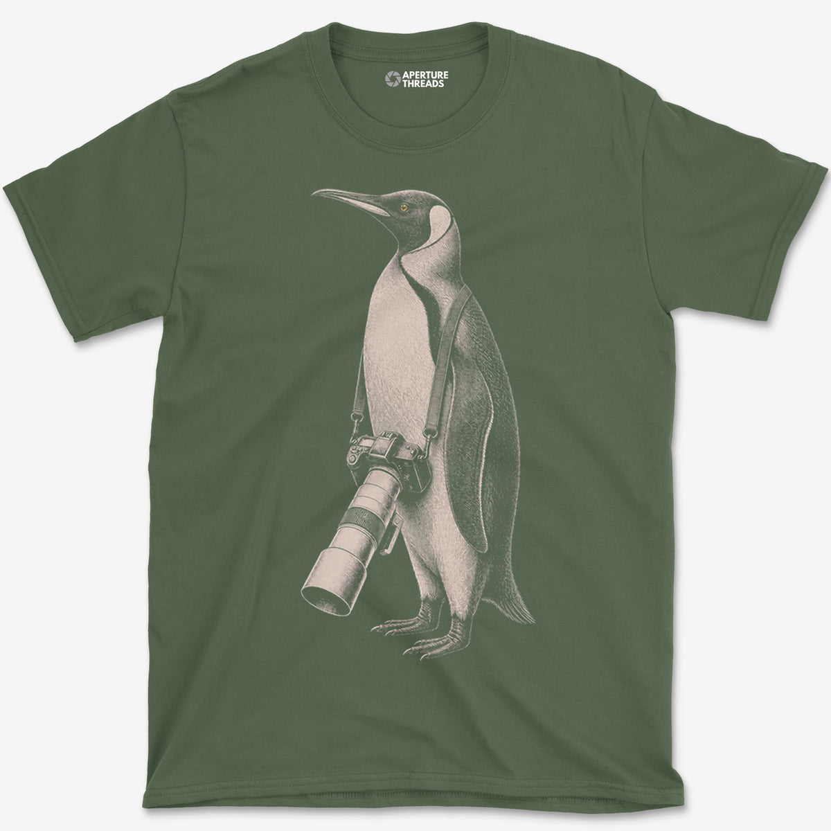 Long Lens Penguin T-Shirt