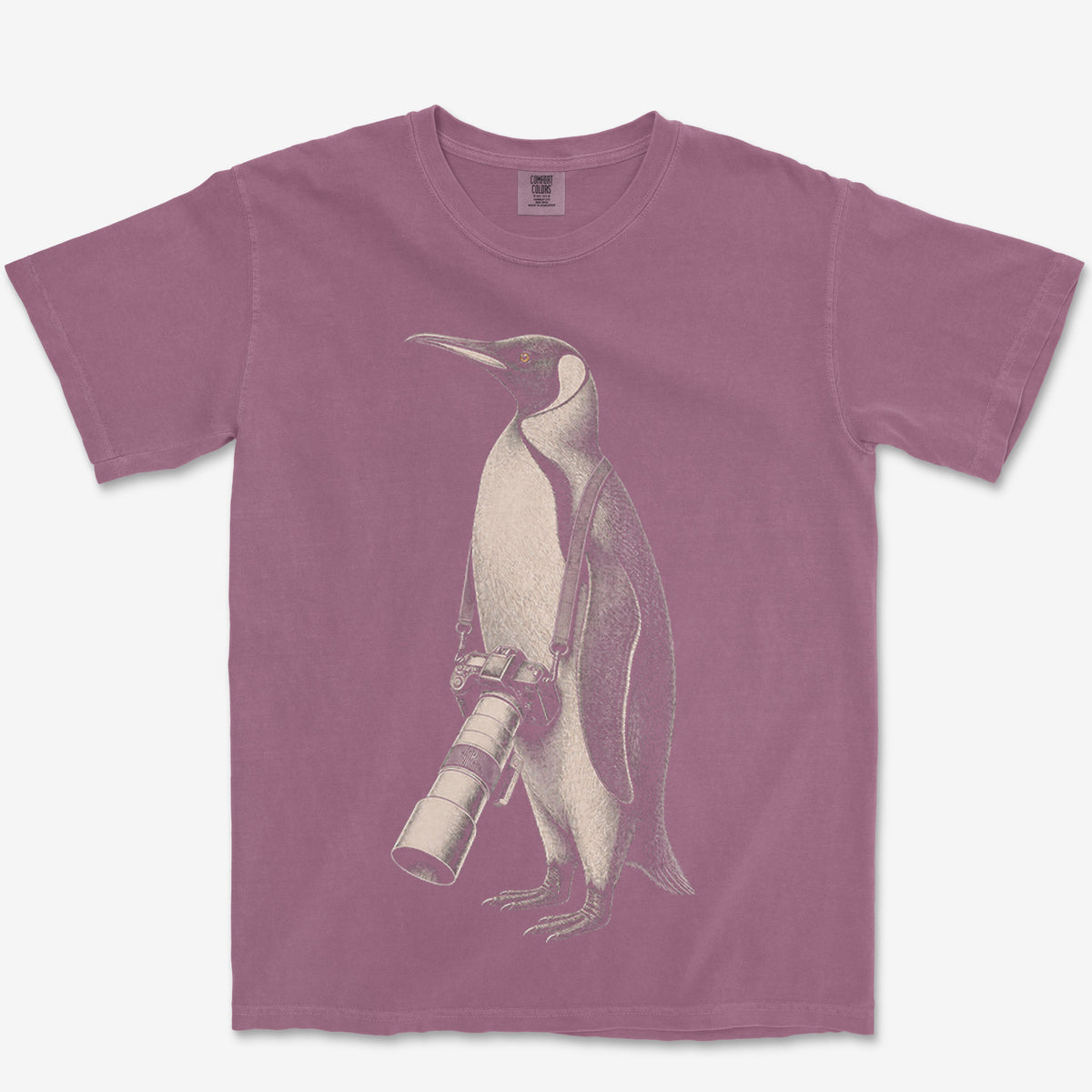 Long Lens Penguin Heavyweight Tee