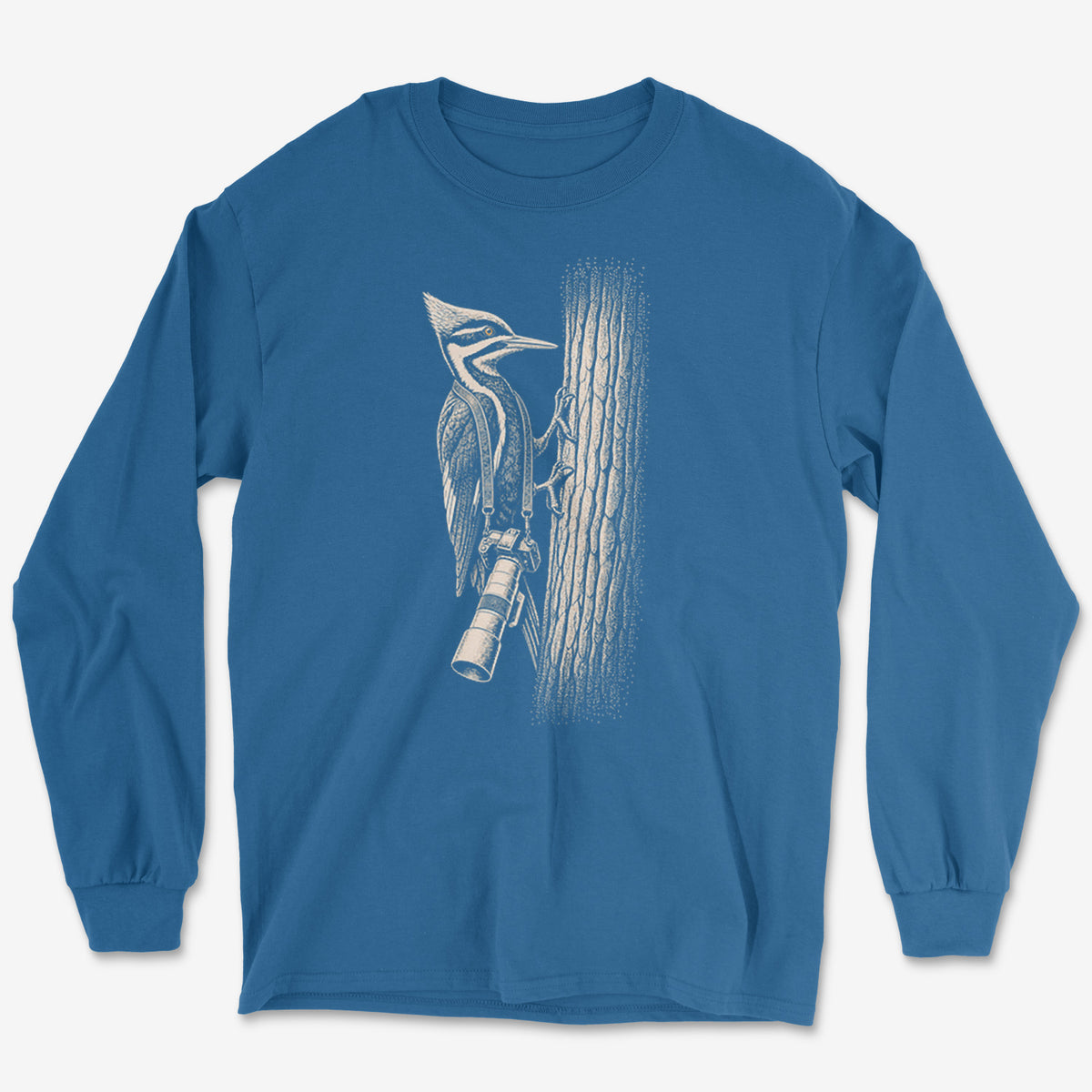 Long Lens Pileated Long Sleeve Tee
