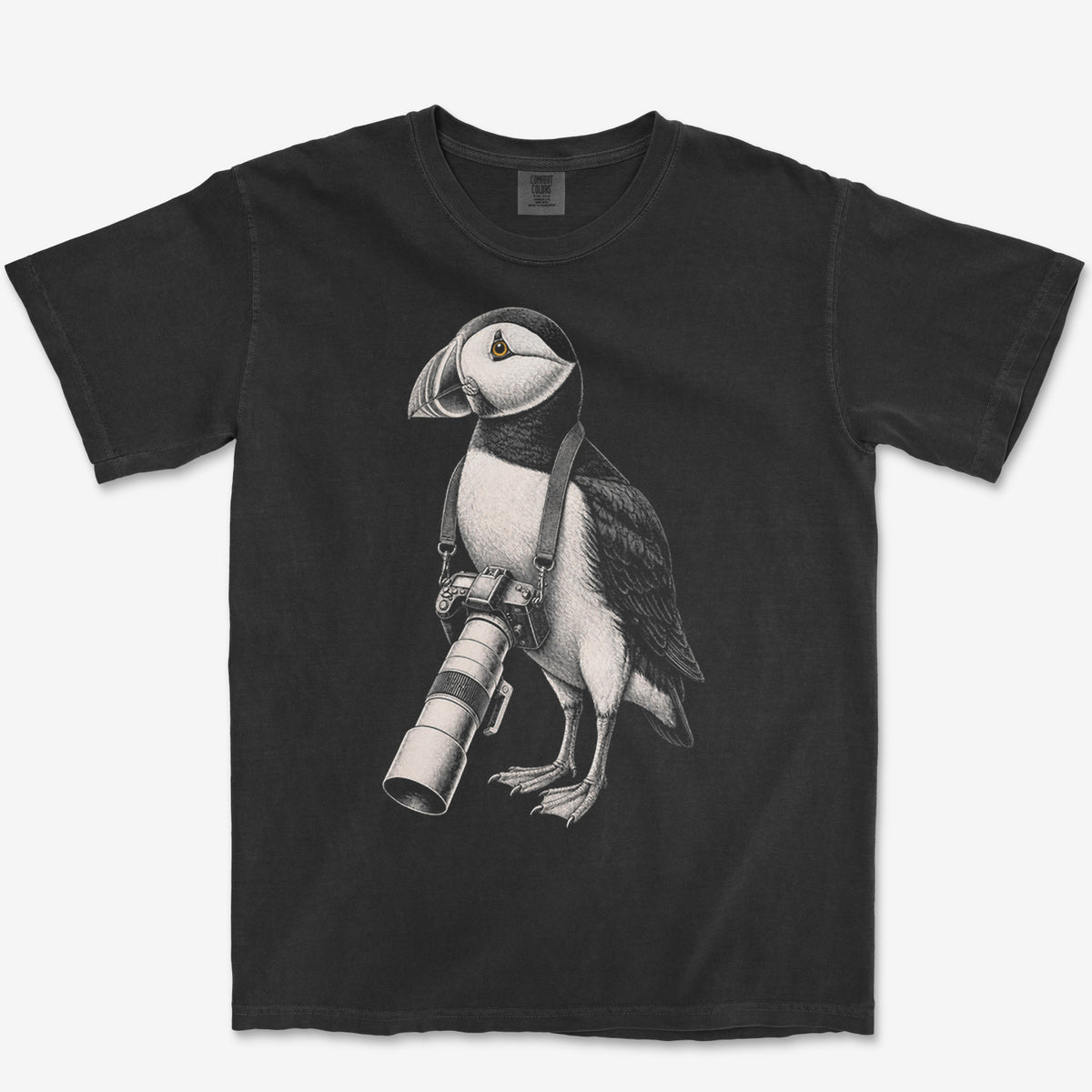 Long Lens Puffin Heavyweight Tee