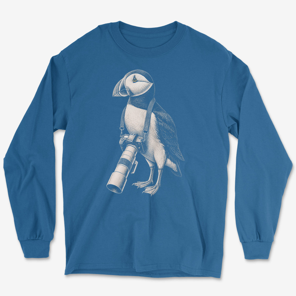 Long Lens Puffin Long Sleeve Tee