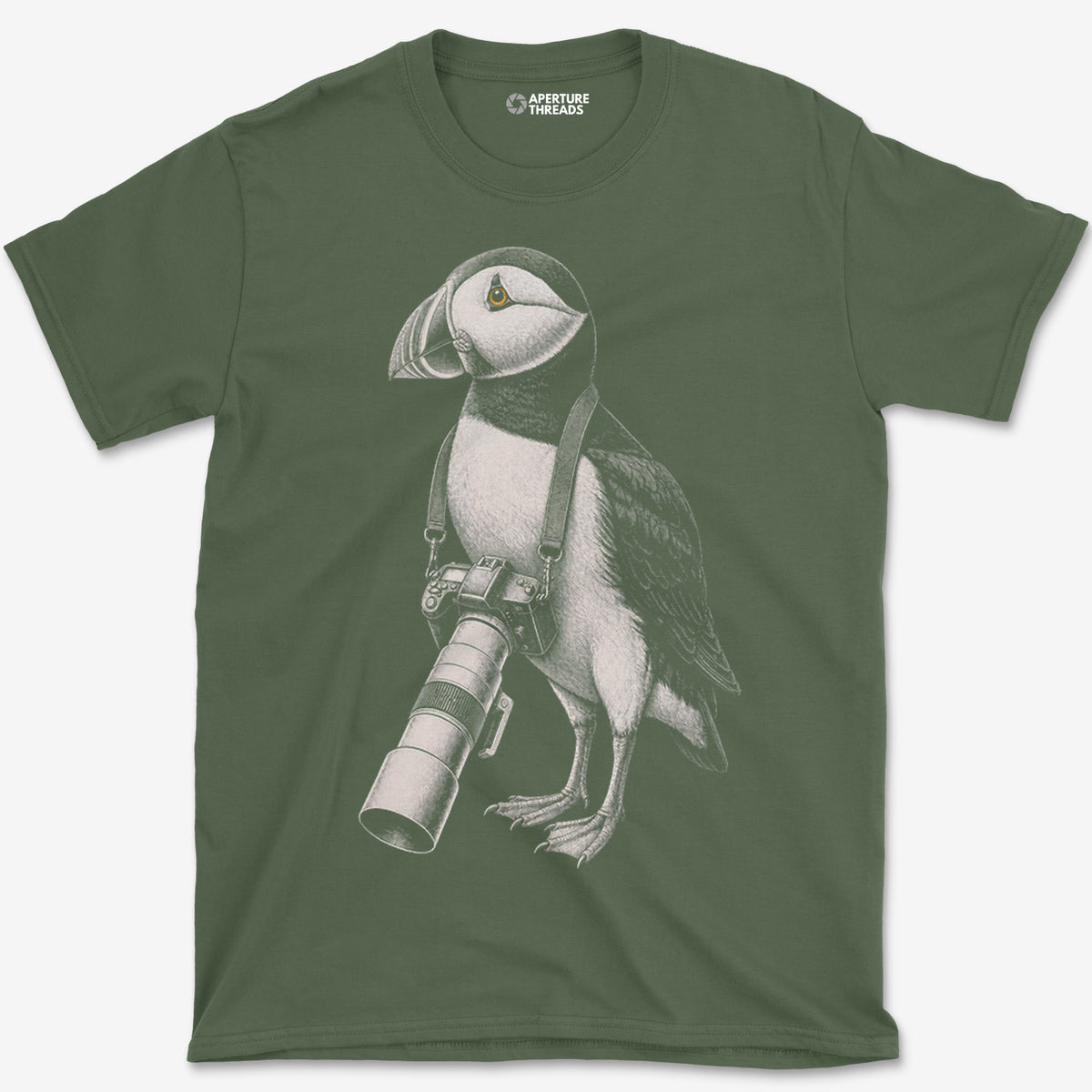 Long Lens Puffin T-Shirt