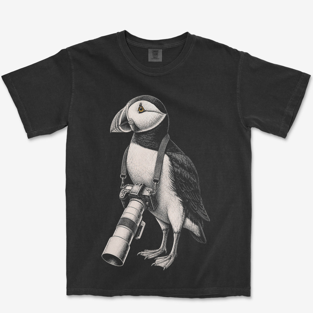 Long Lens Puffin Heavyweight Tee