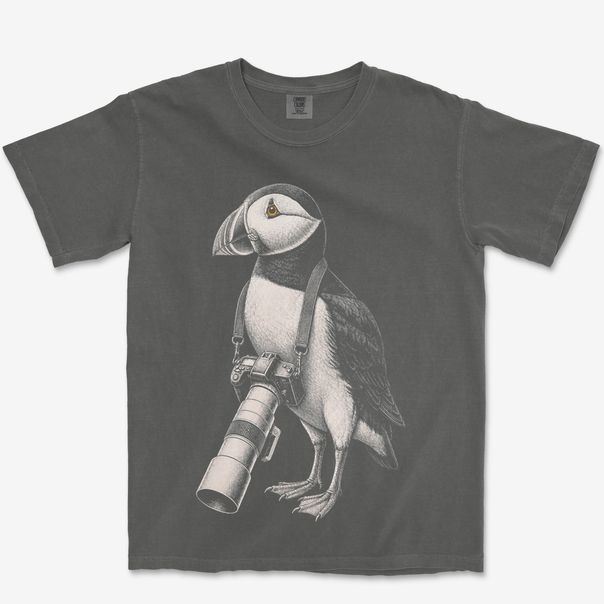 Long Lens Puffin Heavyweight Tee