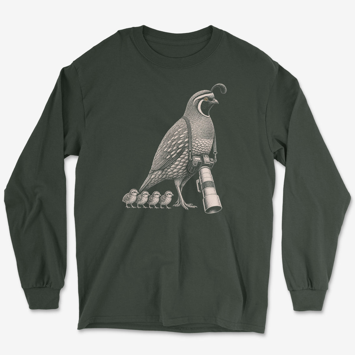 Long Lens Quail Long Sleeve Tee