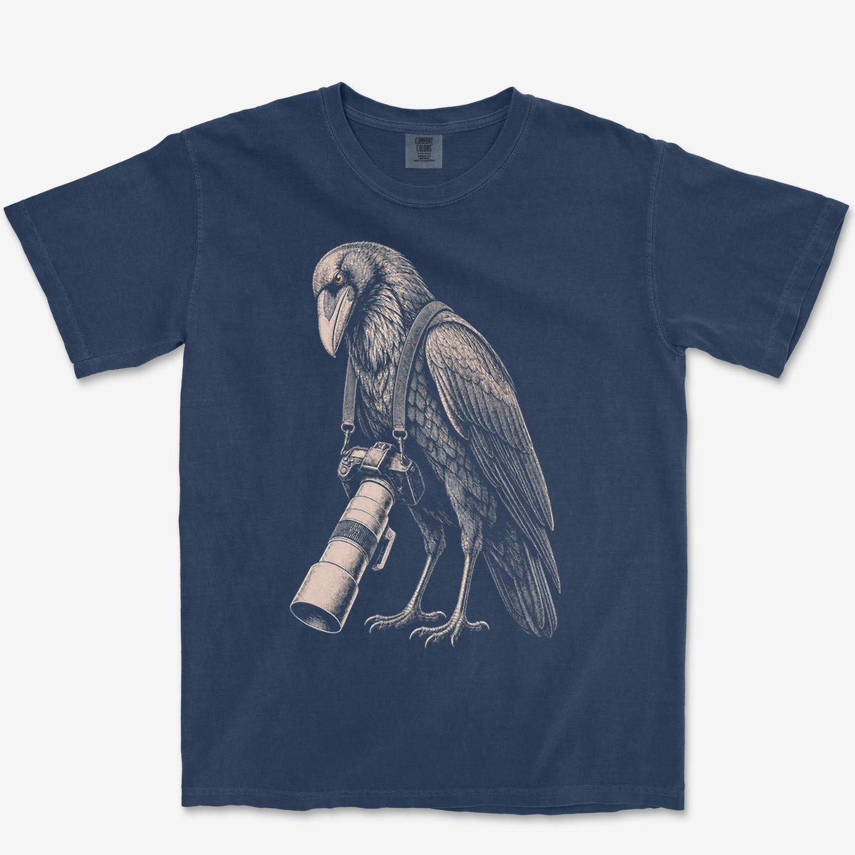 Long Lens Raven Tee — true navy