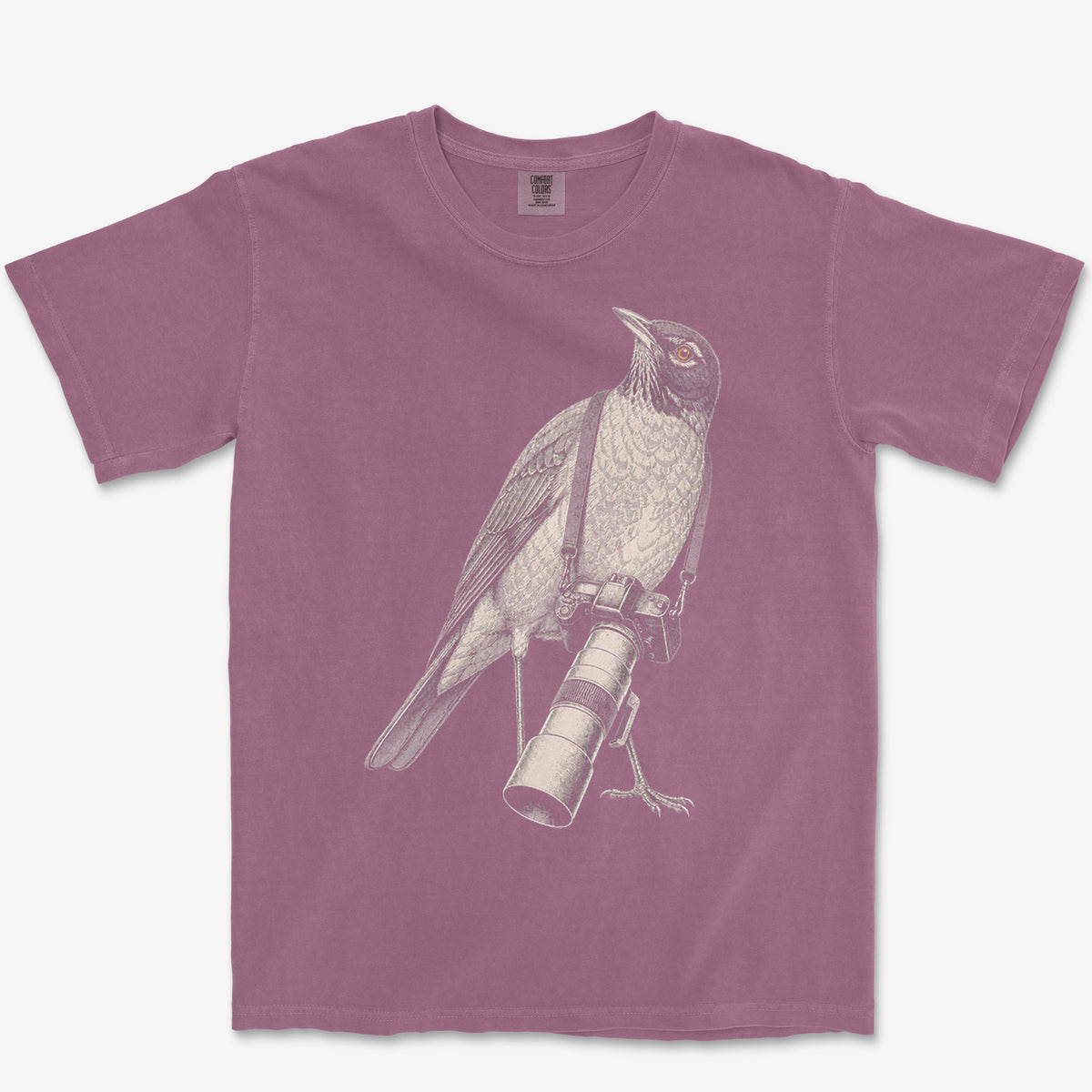 Long Lens Robin Tee — berry
