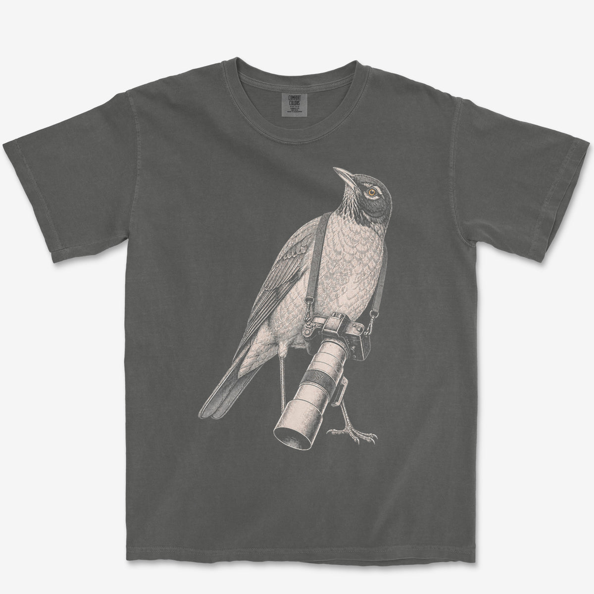 Long Lens Robin Tee — pepper