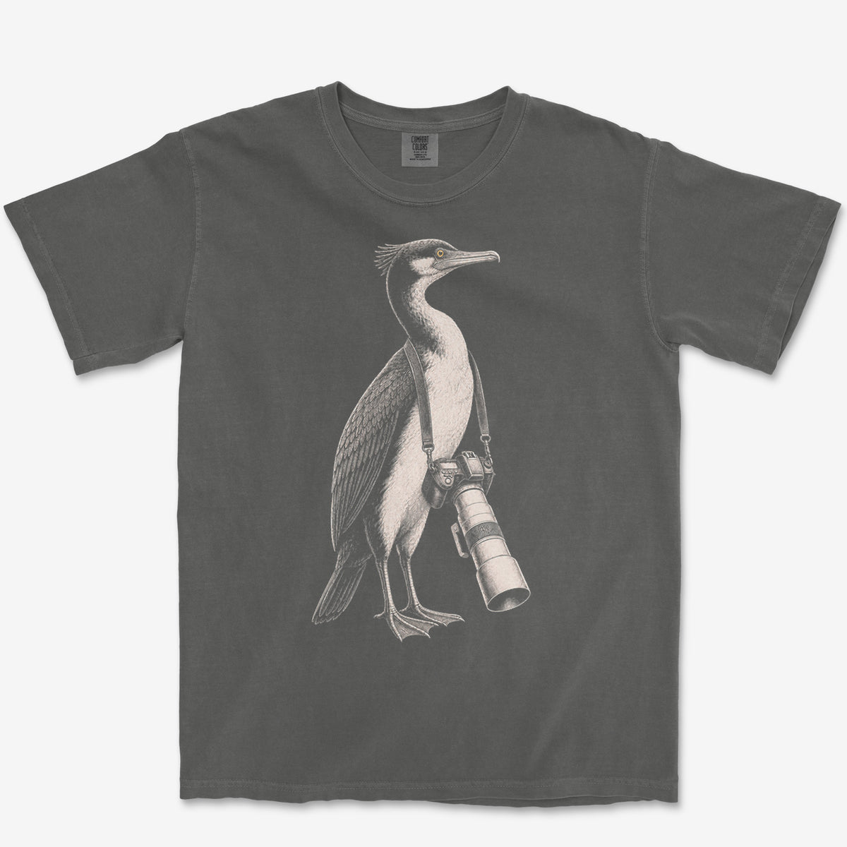 Long Lens Rock Shag Tee — pepper