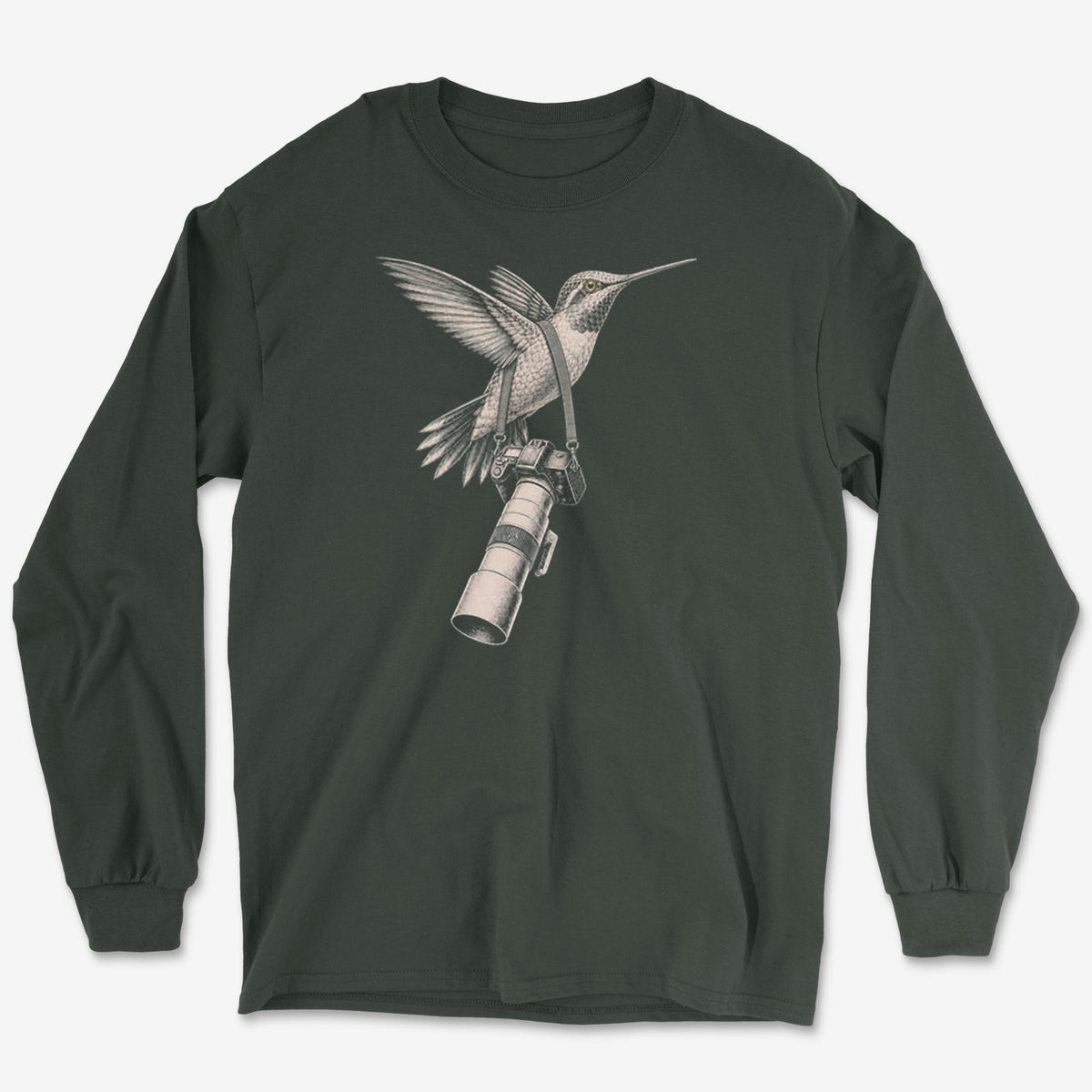 Long Lens Ruby-throat Long Sleeve Tee