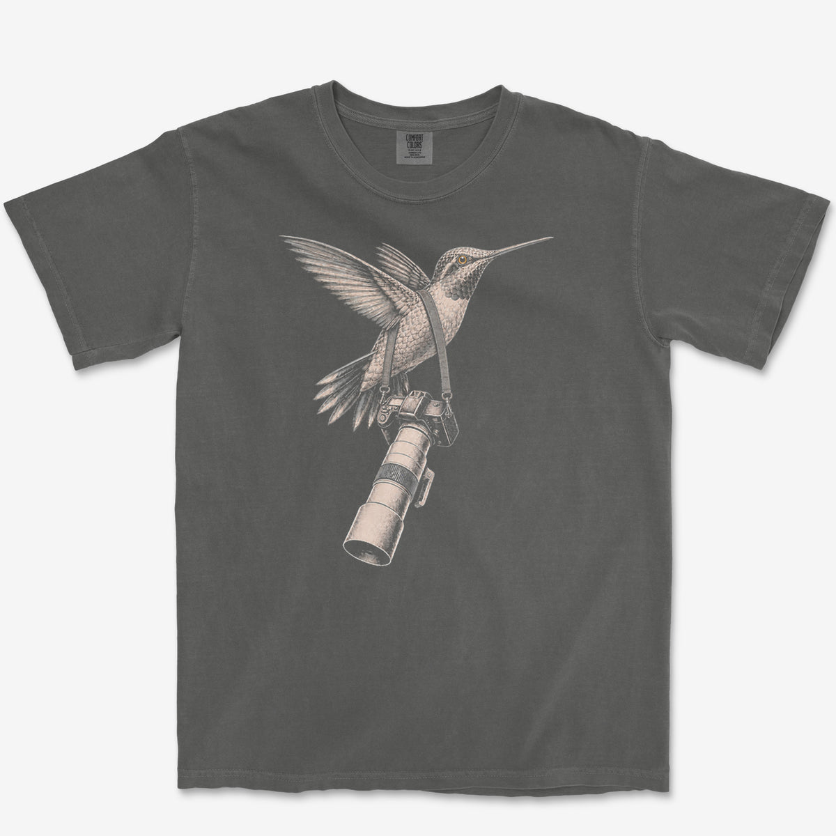 Long Lens Ruby-throat Tee — pepper