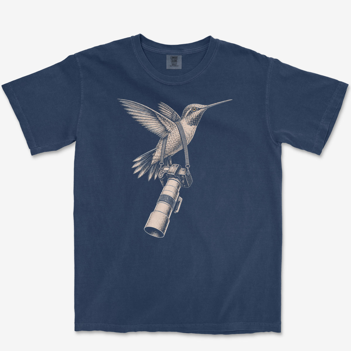 Long Lens Ruby-throat Tee — true navy