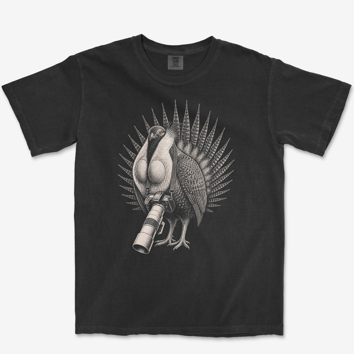 Long Lens Sage Grouse Heavyweight Tee
