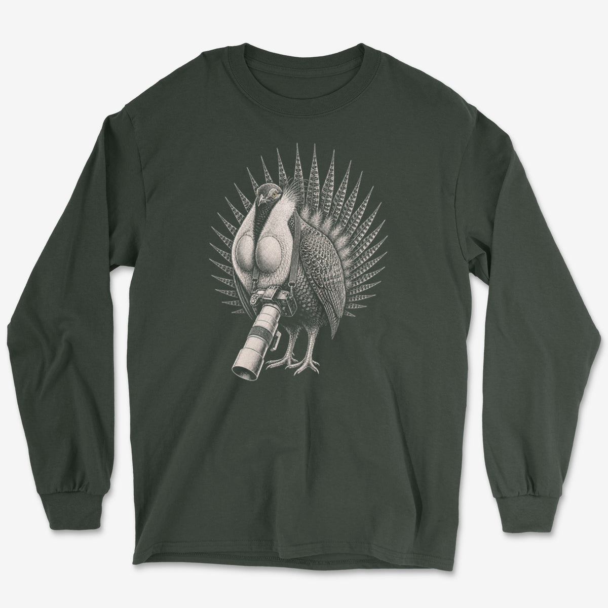 Long Lens Sage Grouse Long Sleeve Tee