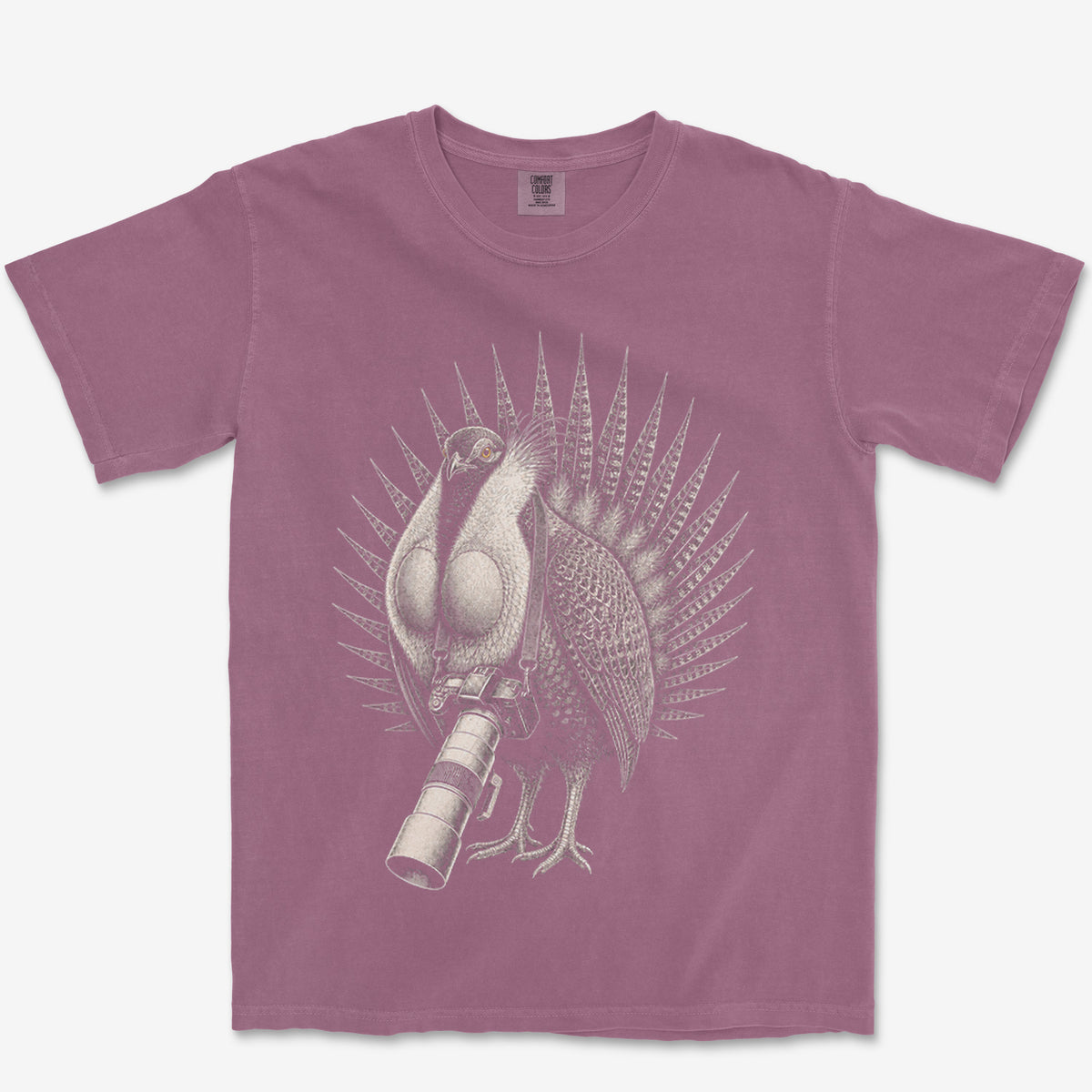 Long Lens Sage Grouse Heavyweight Tee