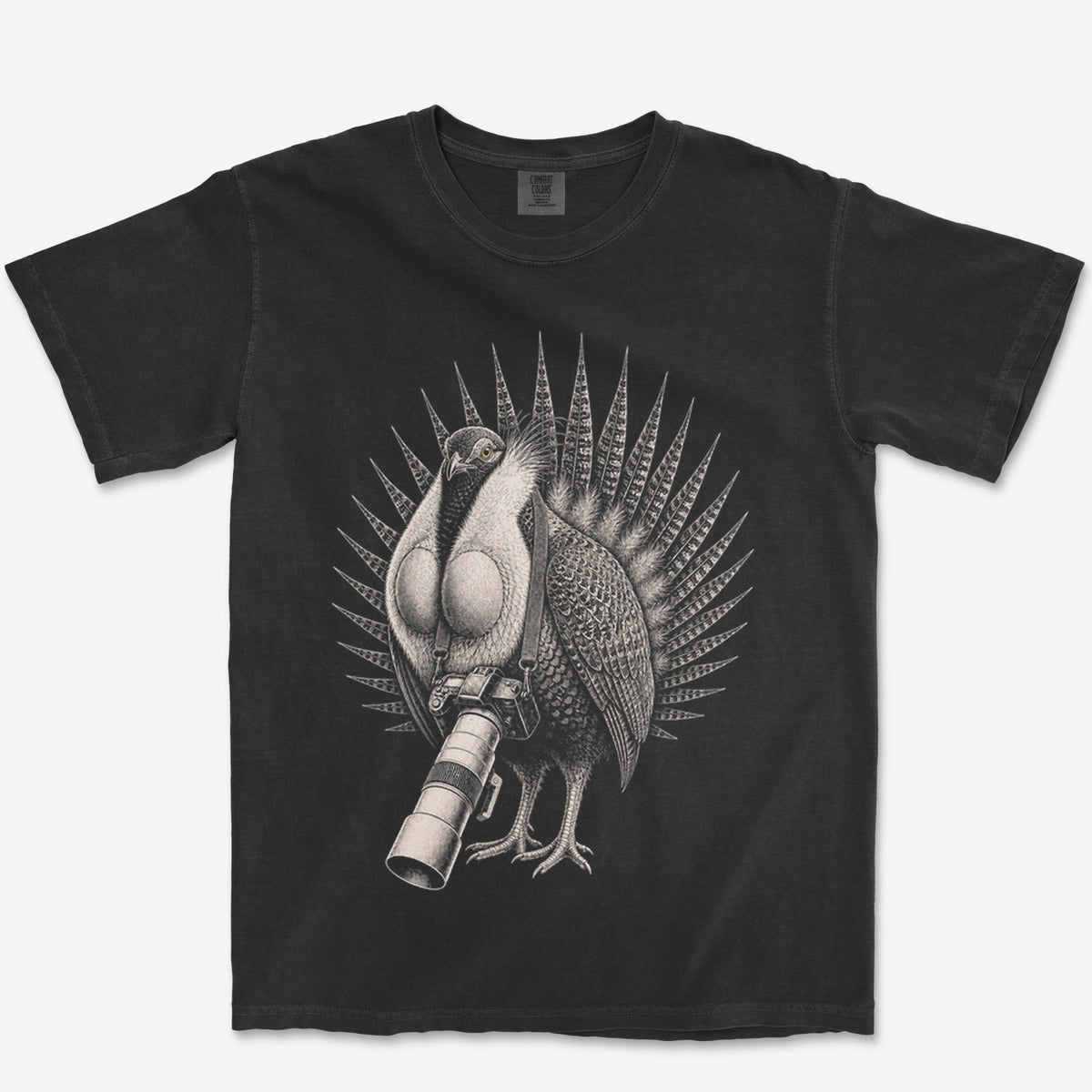 Long Lens Sage Grouse Heavyweight Tee