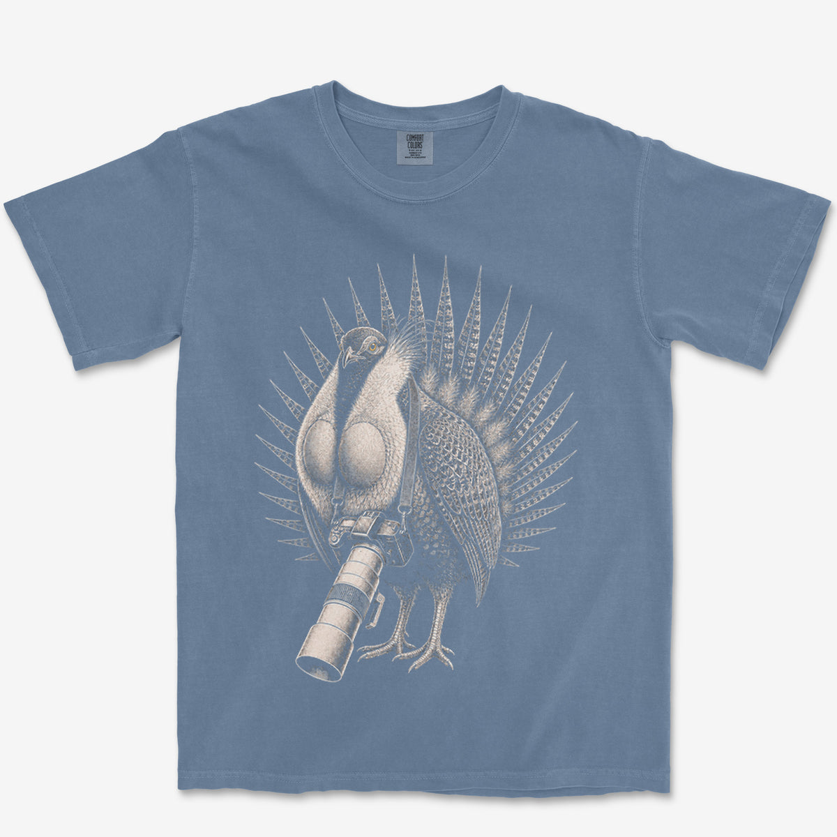 Long Lens Sage Grouse Heavyweight Tee