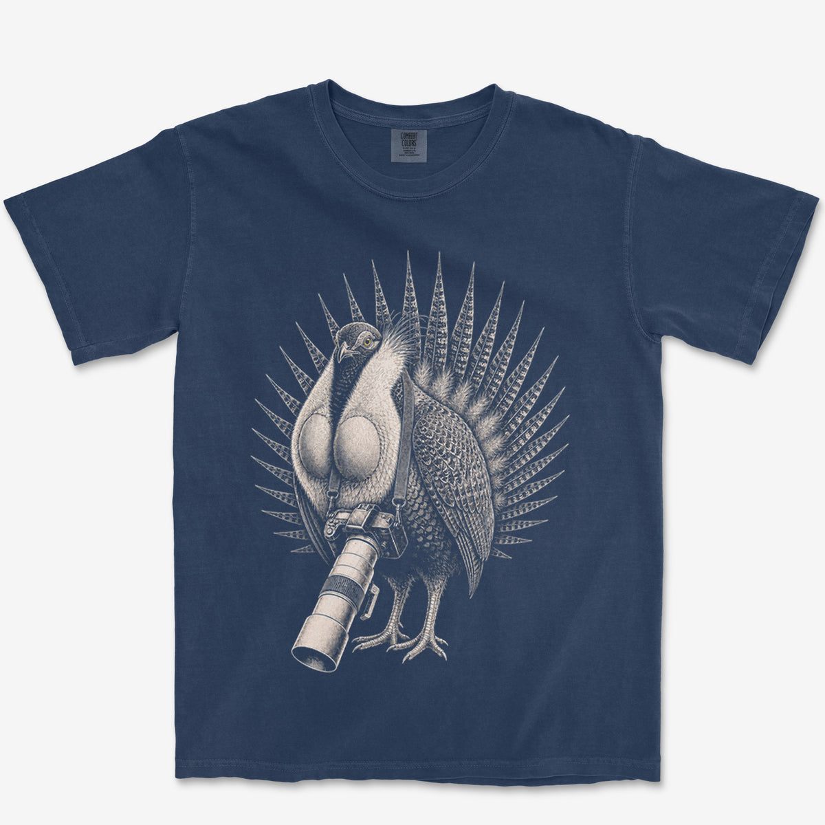 Long Lens Sage Grouse Heavyweight Tee