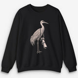 Long Lens Sandhill Crane Sweatshirt