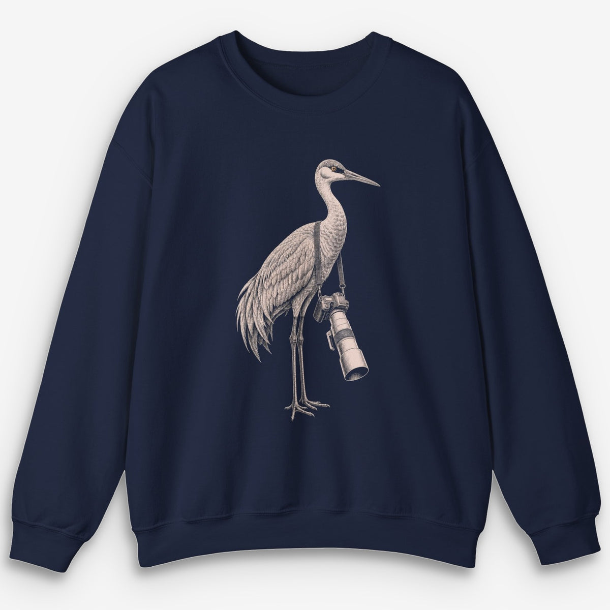 Long Lens Sandhill Crane Sweatshirt