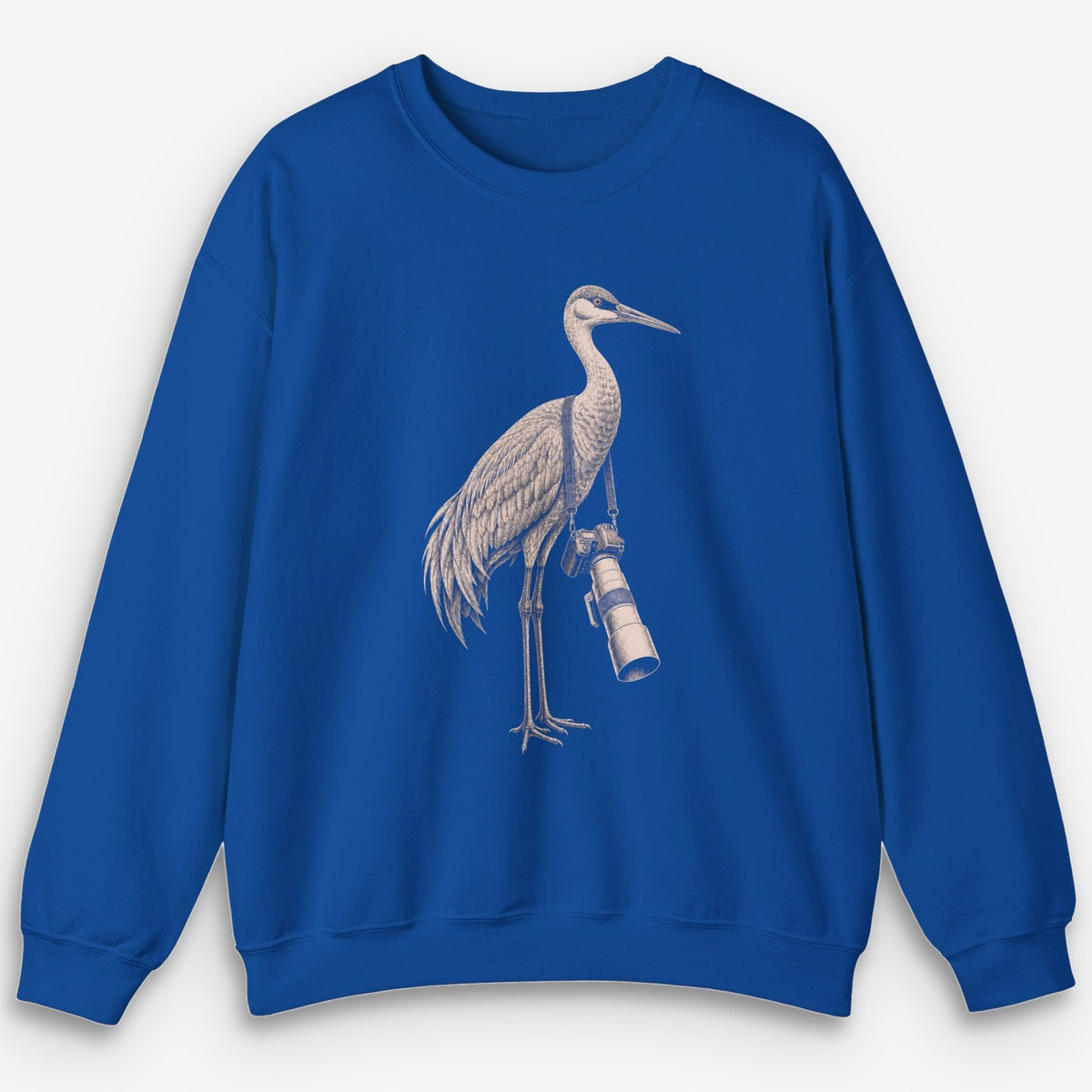 Long Lens Sandhill Crane Sweatshirt