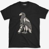 Long Lens Sea Eagle T-Shirt — black
