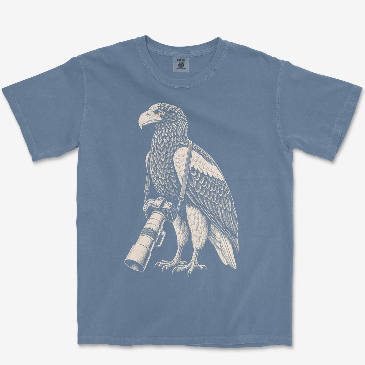 Long Lens Sea Eagle Tee — blue jean