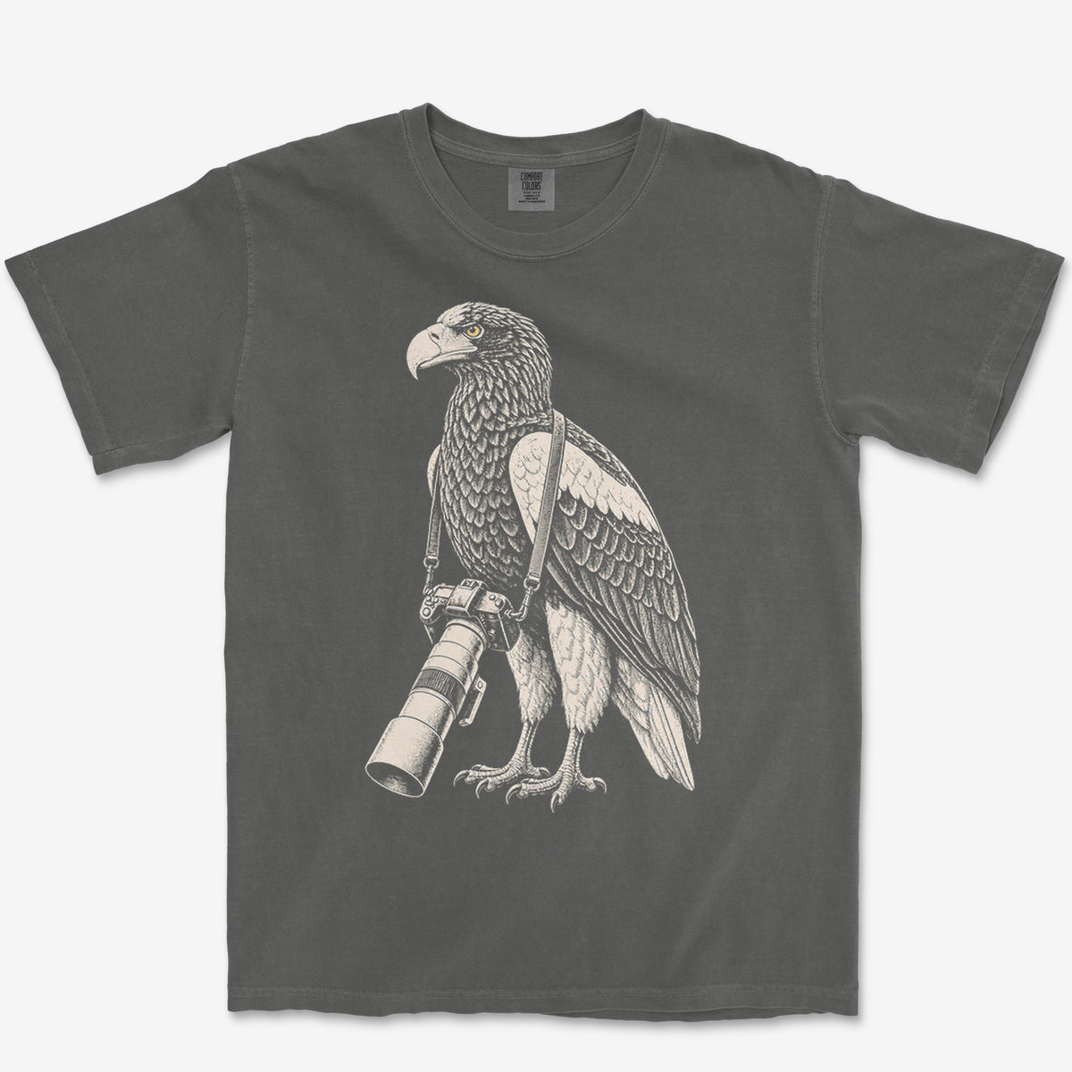 Long Lens Sea Eagle Tee — pepper