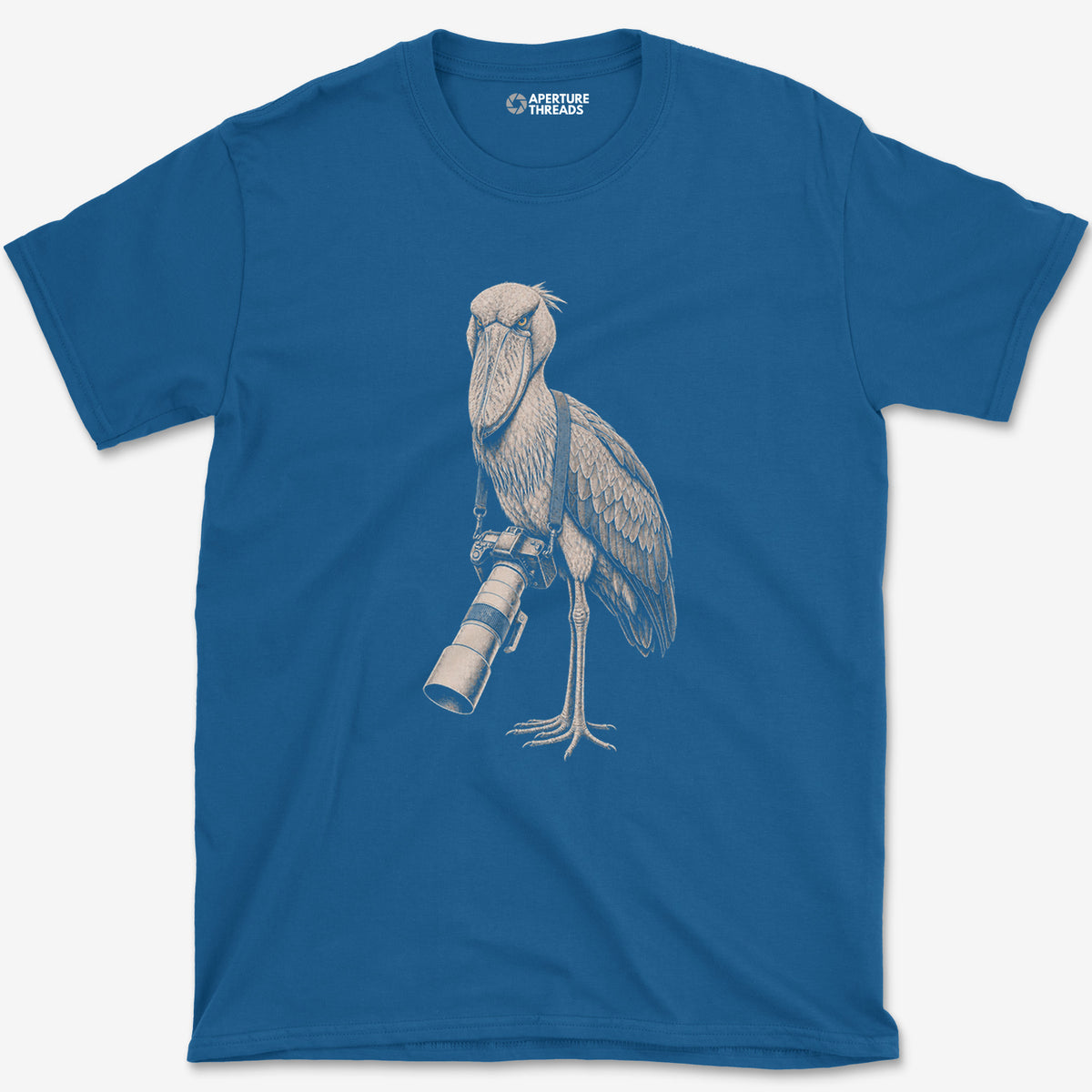 Long Lens Shoebill T-Shirt