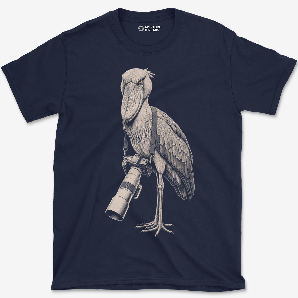 Long Lens Shoebill T-Shirt
