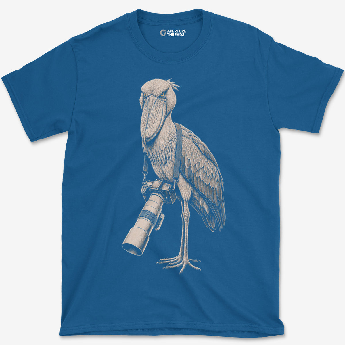 Long Lens Shoebill T-Shirt
