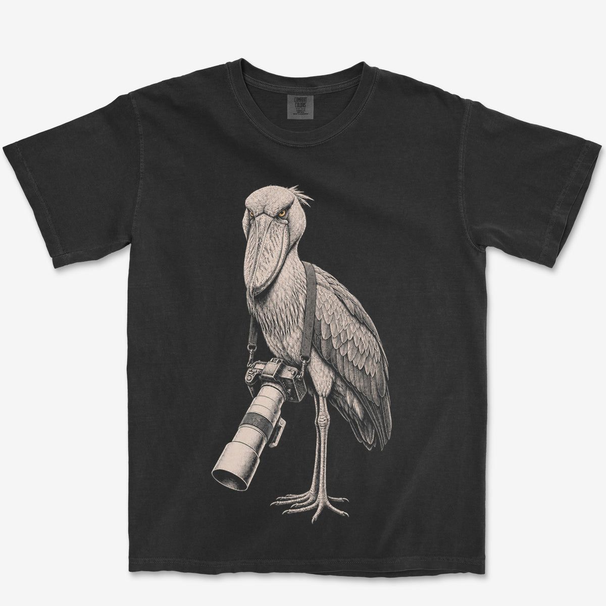 Long Lens Shoebill Heavyweight Tee