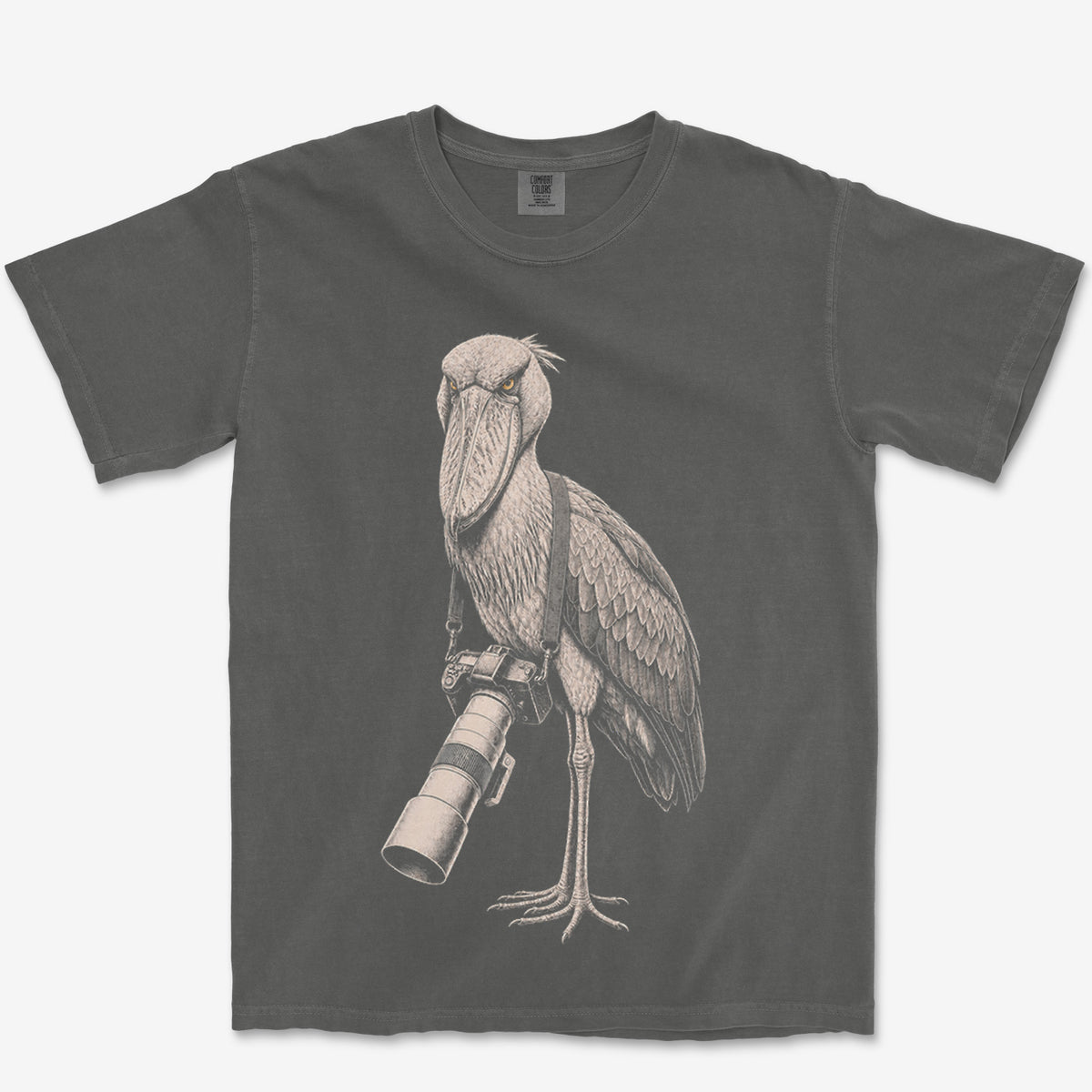 Long Lens Shoebill Heavyweight Tee
