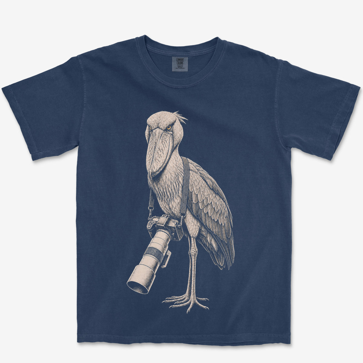 Long Lens Shoebill Heavyweight Tee