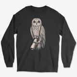 Long Lens Short-eared Owl Long Sleeve Tee