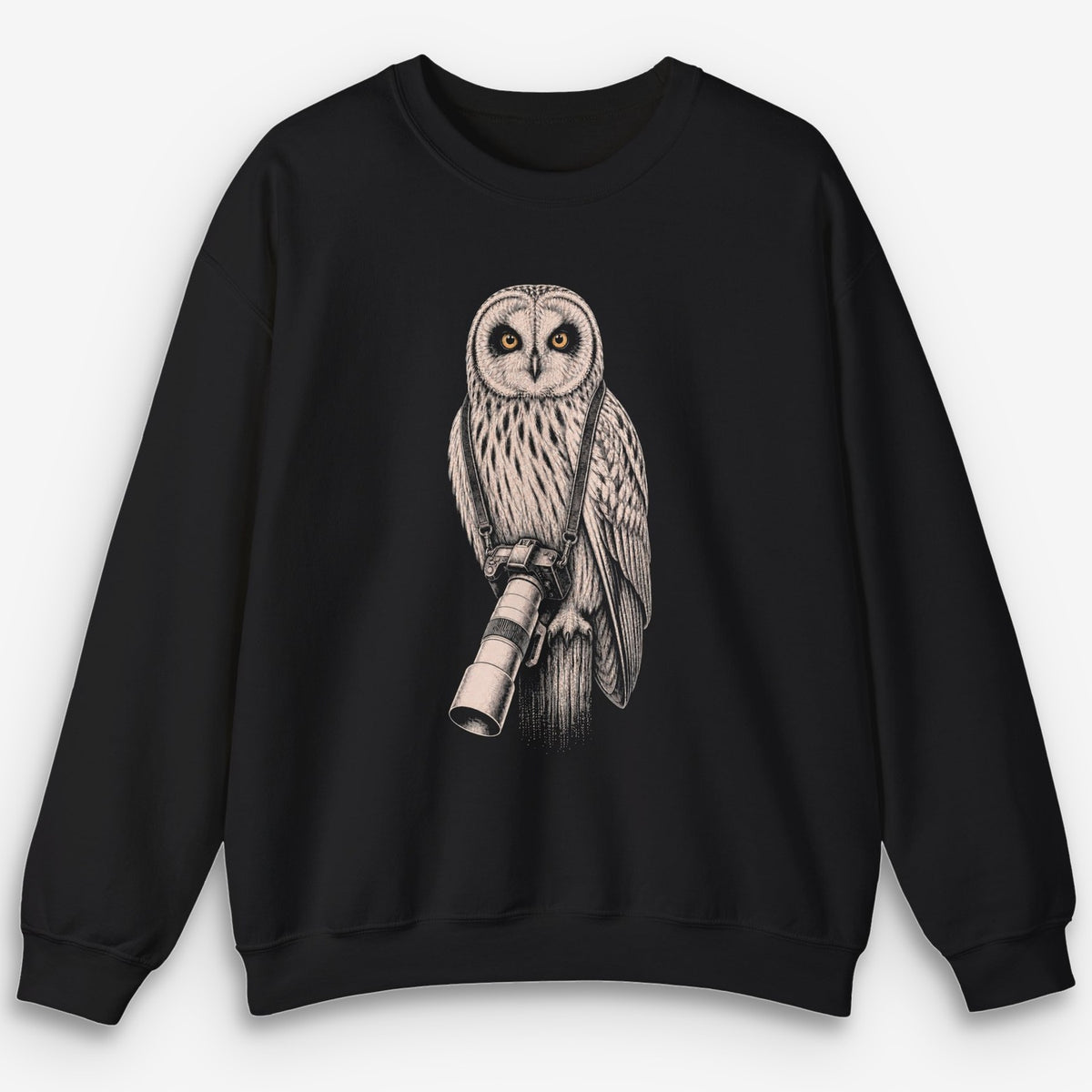 Long Lens Short-eared Owl Sweatshirt