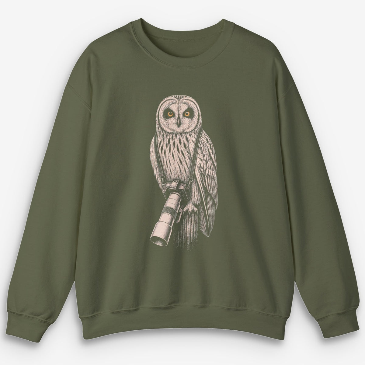 Long Lens Short-eared Owl Sweatshirt