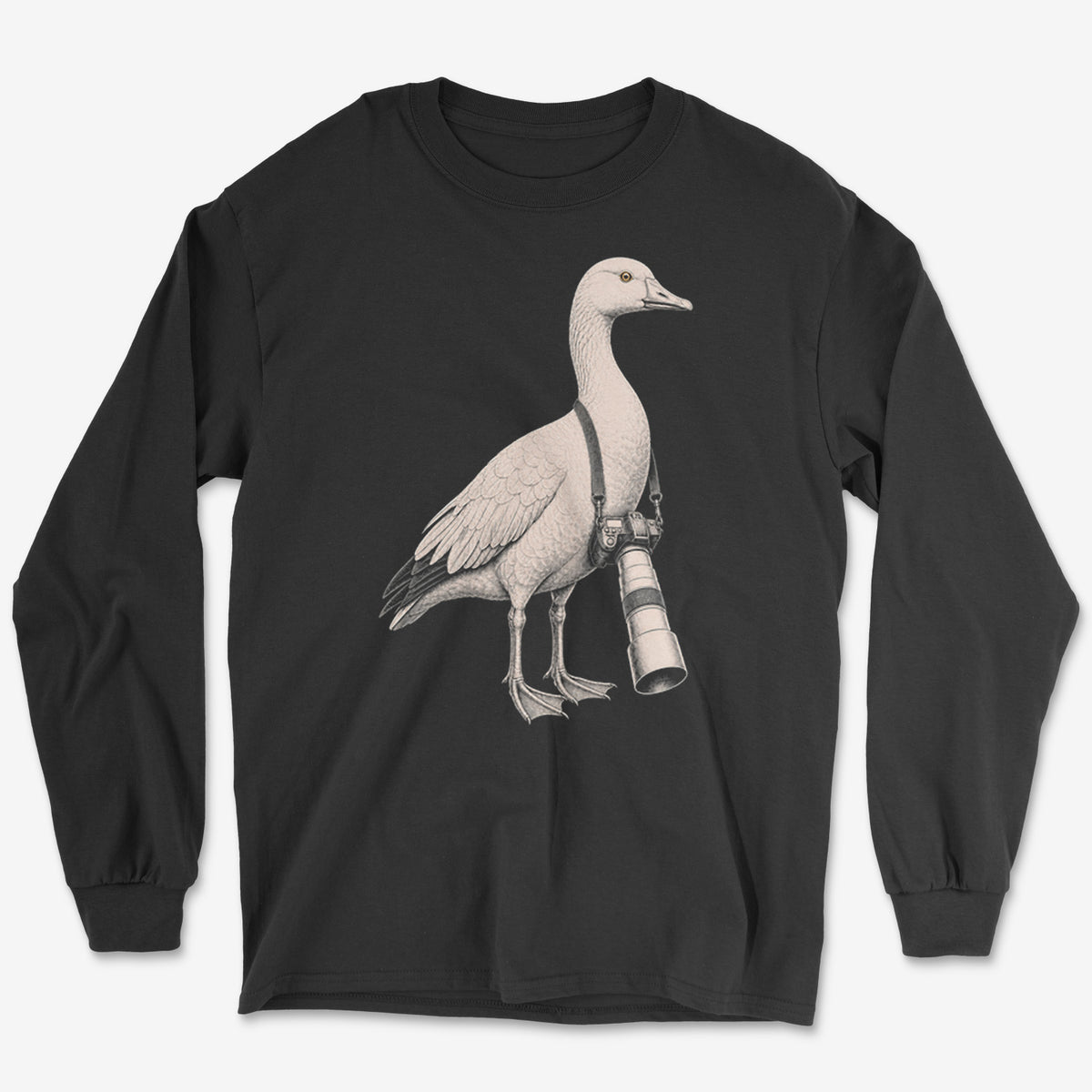 Long Lens Snow Goose Long Sleeve Tee