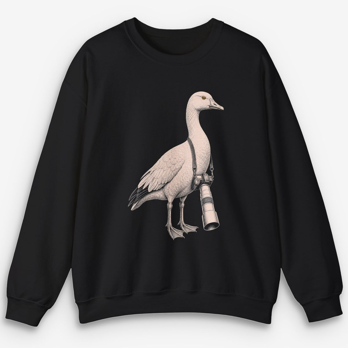 Long Lens Snow Goose Sweatshirt