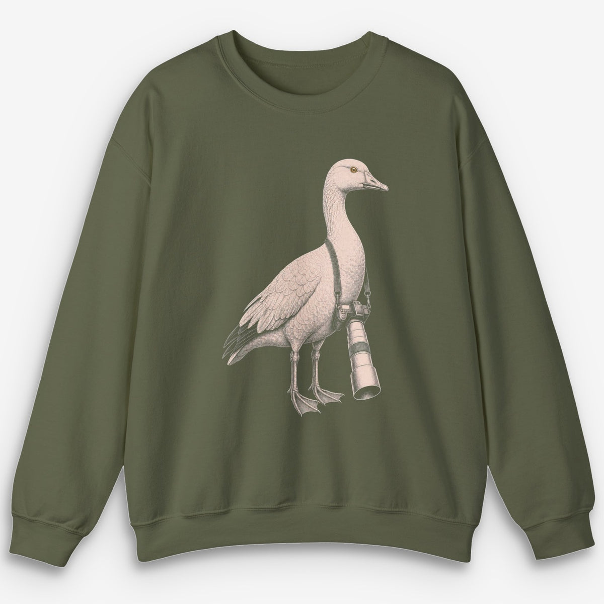 Long Lens Snow Goose Sweatshirt