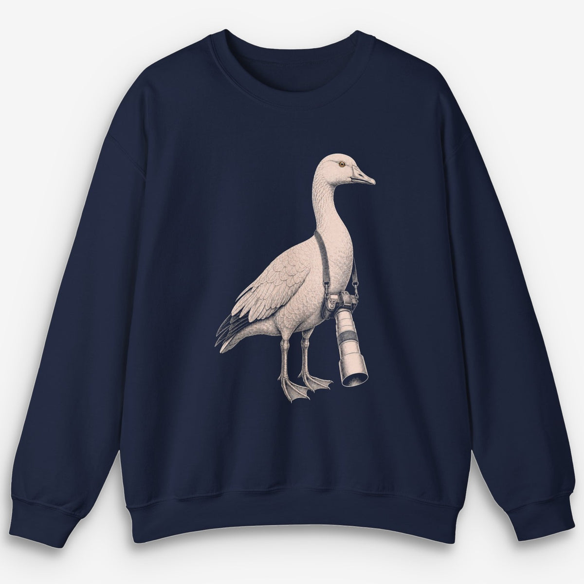 Long Lens Snow Goose Sweatshirt