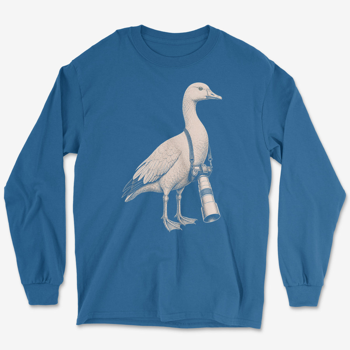 Long Lens Snow Goose Long Sleeve Tee