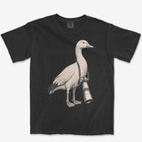 Long Lens Snow Goose Tee — black