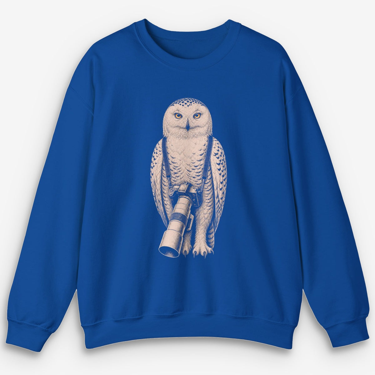 Long Lens Snowy Owl Sweatshirt