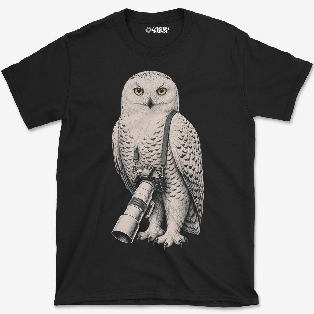 Long Lens Snowy Owl T-Shirt